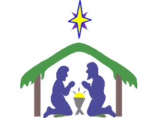 Sticker Custom Preview Image #108271 Religion Biblical Scenes Manger05