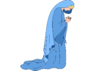 Sticker Custom Preview Image #108286 Religion Biblical Scenes Mary04