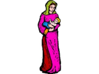 Sticker Custom Preview Image #108296 Religion Biblical Scenes Mary Baby Jesus2