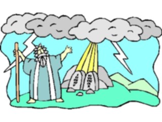 Sticker Custom Preview Image #108323 Religion Biblical Scenes Moses10 Commandments02
