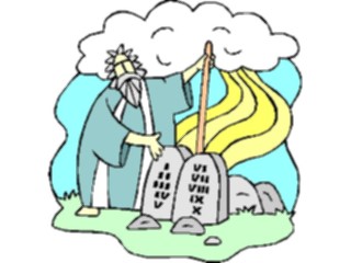 Sticker Custom Preview Image #108324 Religion Biblical Scenes Moses10 Commandments03