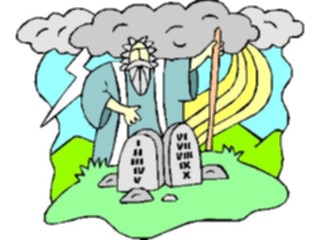 Sticker Custom Preview Image #108325 Religion Biblical Scenes Moses10 Commandments04