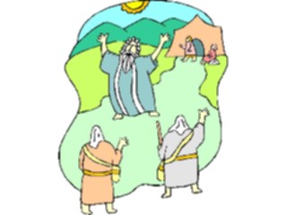 Sticker Custom Preview Image #108347 Religion Biblical Scenes Moses Joshua
