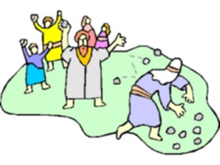 Sticker Custom Preview Image #108357 Religion Biblical Scenes Nabothis Stoned