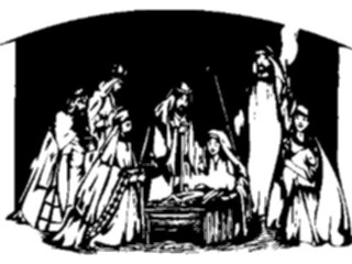 Sticker Custom Preview Image #108361 Religion Biblical Scenes Nativity Scene03
