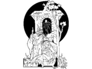 Sticker Custom Preview Image #108364 Religion Biblical Scenes Nativity Scene06