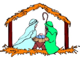 Sticker Custom Preview Image #108370 Religion Biblical Scenes Nativity Scene12