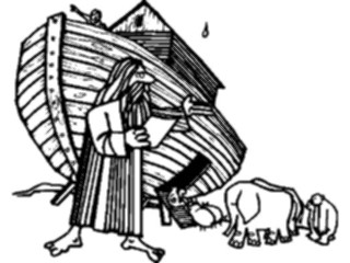 Sticker Custom Preview Image #108380 Religion Biblical Scenes Noah Ark