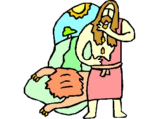 Sticker Custom Preview Image #108486 Religion Biblical Scenes Samson Honey2