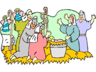 Sticker Custom Preview Image #108529 Religion Biblical Scenes Shepherds