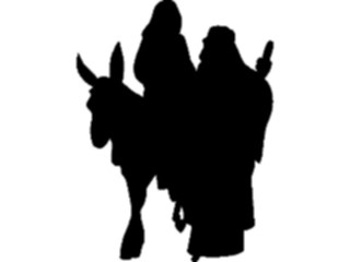 Sticker Custom Preview Image #108532 Religion Biblical Scenes Silhouette1