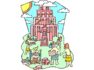 Sticker Custom Preview Image #108563 Religion Biblical Scenes Towerof Babel2