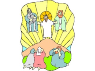 Sticker Custom Preview Image #108564 Religion Biblical Scenes Transfigurationof Jesus