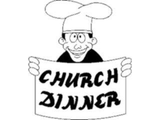 Sticker Custom Preview Image #108893 Religion Church Flyers Church Dinner