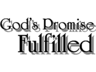 Sticker Custom Preview Image #108920 Religion Church Flyers Gods Promise Fulfilled