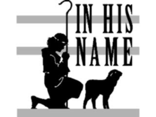 Sticker Custom Preview Image #108933 Religion Church Flyers In His Name