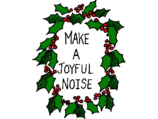Sticker Custom Preview Image #108948 Religion Church Flyers Makea Joyful Noise