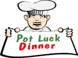 Sticker Custom Preview Image #108966 Religion Church Flyers Pot Luck Dinner