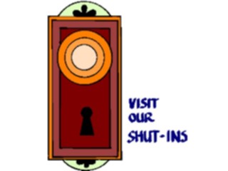 Sticker Custom Preview Image #108995 Religion Church Flyers Visit Our Shut Ins