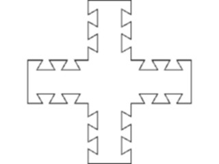 Sticker Custom Preview Image #109395 Religion Crosses Specialized Dovetailed