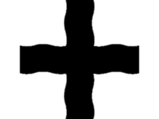 Sticker Custom Preview Image #109447 Religion Crosses Specialized Wavy