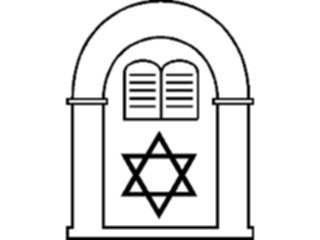 Sticker Custom Preview Image #109488 Religion Judaism Ark