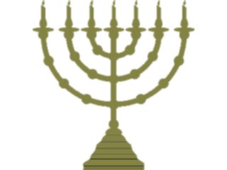 Sticker Custom Preview Image #109513 Religion Judaism Menorah02