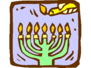 Sticker Custom Preview Image #109521 Religion Judaism Menorah10