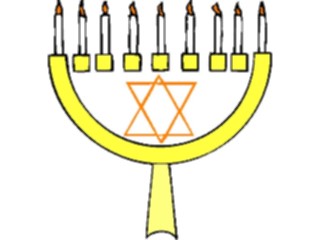 Sticker Custom Preview Image #109525 Religion Judaism Menorah14