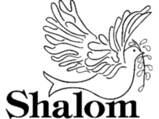 Sticker Custom Preview Image #109559 Religion Judaism Shalom Dove Heading