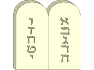 Sticker Custom Preview Image #109626 Religion Judaism Ten Commandments06