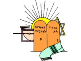 Sticker Custom Preview Image #109629 Religion Judaism Ten Commandments09