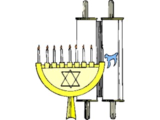 Sticker Custom Preview Image #109647 Religion Judaism Torah Menorah