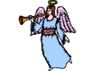 Sticker Custom Preview Image #109725 Religion Objects Symbols Angel Horn4