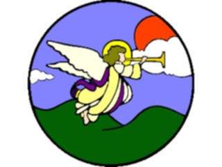 Sticker Custom Preview Image #109731 Religion Objects Symbols Angel Trumpet2