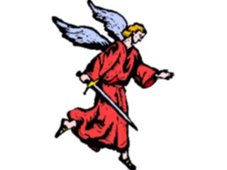 Sticker Custom Preview Image #109739 Religion Objects Symbols Angelwith Sword