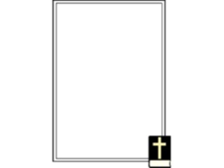 Sticker Custom Preview Image #109794 Religion Objects Symbols Bible Frame