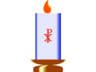 Sticker Custom Preview Image #109835 Religion Objects Symbols Candle Chi Rho