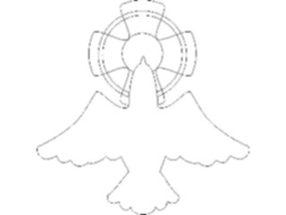 Sticker Custom Preview Image #109995 Religion Objects Symbols Dove02