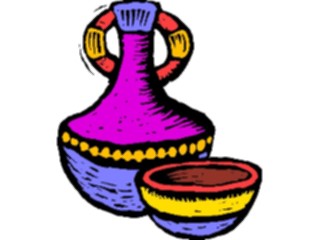 Sticker Custom Preview Image #110117 Religion Objects Symbols Jug Bowl