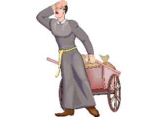 Sticker Custom Preview Image #110162 Religion Objects Symbols Missionary Walking