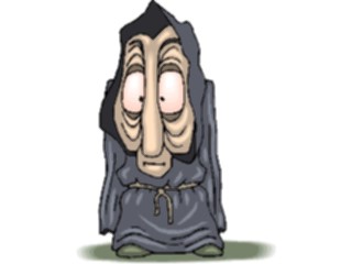 Sticker Custom Preview Image #110175 Religion Objects Symbols Monkwith Long Face