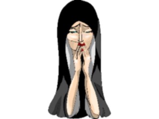 Sticker Custom Preview Image #110182 Religion Objects Symbols Nun02