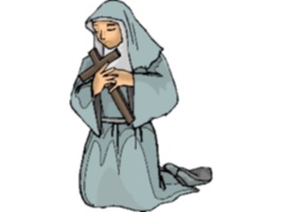 Sticker Custom Preview Image #110183 Religion Objects Symbols Nun03