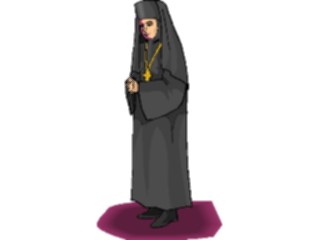 Sticker Custom Preview Image #110185 Religion Objects Symbols Nun05