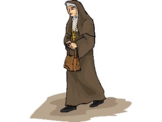 Sticker Custom Preview Image #110189 Religion Objects Symbols Nun09