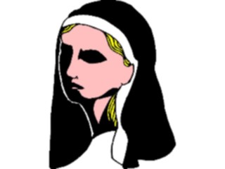 Sticker Custom Preview Image #110193 Religion Objects Symbols Nun13