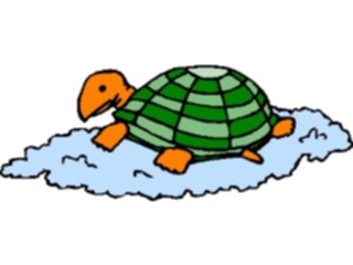 Sticker Custom Preview Image #110212 Religion Objects Symbols On Cloud Turtle