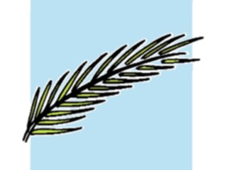 Sticker Custom Preview Image #110214 Religion Objects Symbols Palm Branch