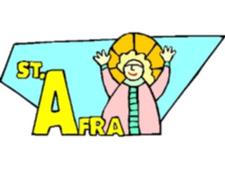 Sticker Custom Preview Image #110382 Religion Saint Cartoons Afra